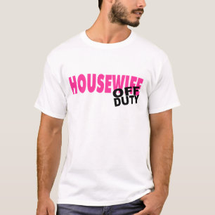 T-shirt Femme au foyer qui n'est pas de service (rose)