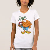 T-shirt femme au lait de coco à l'ananas (Devant)
