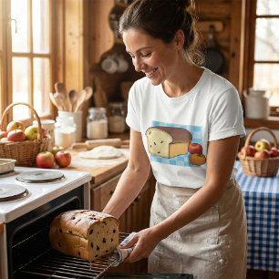 T-shirt Femme au pain frais cuit