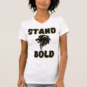T-shirt Femme au ventre droit en tant que lion (Devant)