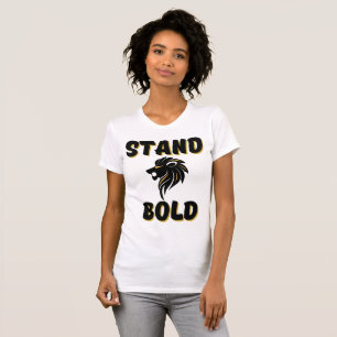 T-shirt Femme au ventre droit en tant que lion