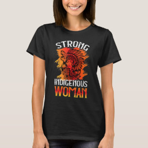 T-shirt Femme autochtone Tribale Art Chef indien