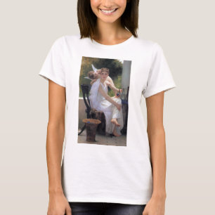 T-shirt Femme avec Cupidon, Bouguereau