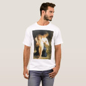 T-shirt Femme avec Cupidon, Bouguereau (Devant entier)