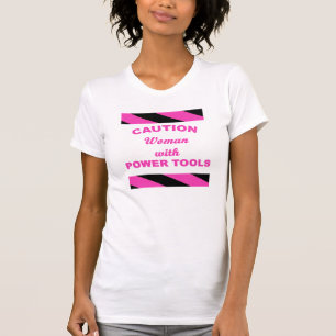 T-shirt Femme avec des machines-outils