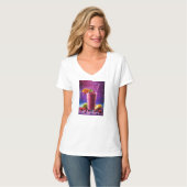 T-shirt femme avec design Smoothie dynamique (Devant entier)