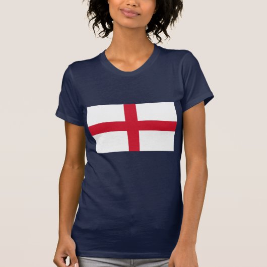 T-shirt femme avec drapeau d'Angleterre (Devant)
