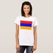 T-shirt femme avec drapeau d'Arménie (Devant entier)