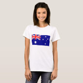 T-shirt femme avec drapeau d'Australie (Devant entier)