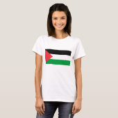 T-shirt femme avec drapeau de la Palestine (Devant entier)