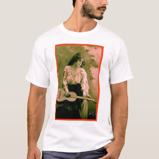 T-shirt Femme avec la guitare