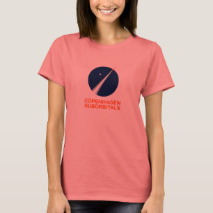 T-shirt femme avec logo des suborbitales de Copenh