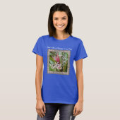 T-shirt femme avec Pink Spider Lily (Devant entier)