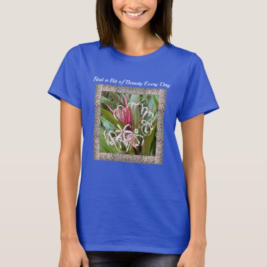 T-shirt femme avec Pink Spider Lily (Devant)