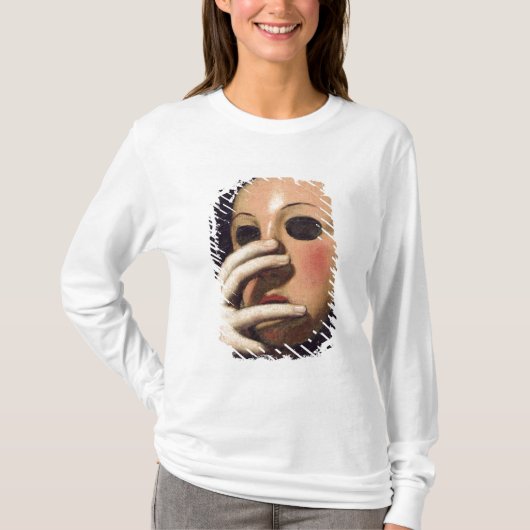 T-shirt Femme avec un masque (Devant)