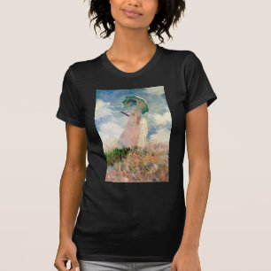 T-shirt Femme avec un parasol - Claude Monet