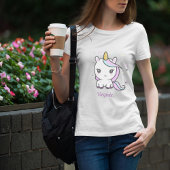 T-shirt femme avec une mignonne licorne