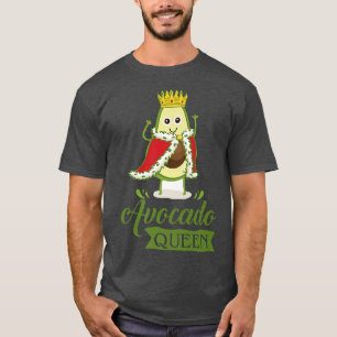 T-shirt Femme Avocado Queen, Végétarien amusant, Guac