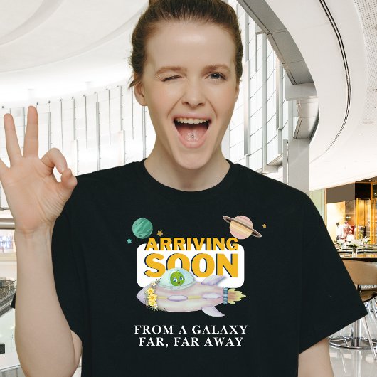 T-shirt femme Baby shower Alien