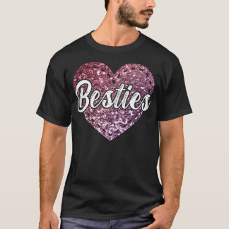 T-shirt Femme Besties BFF Meilleur Ami Pour Toujours Amiti