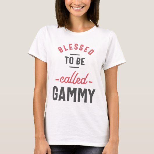T-shirt Femme Bienheureuse Gammy Grand-mère Cadeau (Devant)