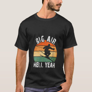 T-shirt Femme Big Air Mens & Femmes Ski Freestyle