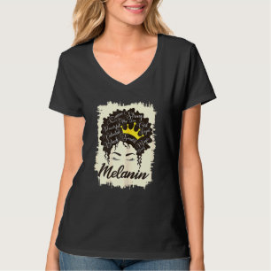T-shirt Femme Black Girl Magic Afro American Melanin Natu