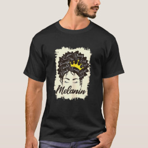T-shirt Femme Black Girl Magic Afro American Melanin Natu