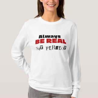 T-shirt femme blanche moderne ÊTRE VRAI