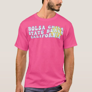 T-shirt Femme Bolsa Chica State Beach California CA Retro