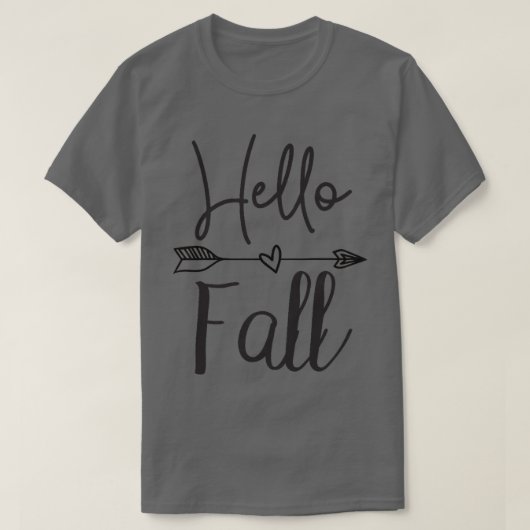 T-shirt Femme Bonjour Automne Mignonne Automne Tee Pour Fe (Design devant)