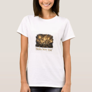 T-Shirt femme Bonjour Ville Nouvel An
