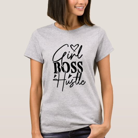 T-shirt Femme Boss Hustle (Devant)
