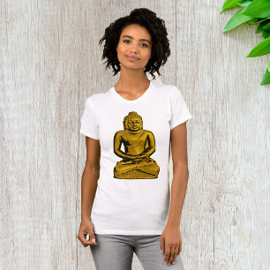 T-shirt femme Bouddha d'or
