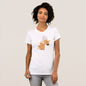 T-shirt femme Brahman joyeux (Devant entier)