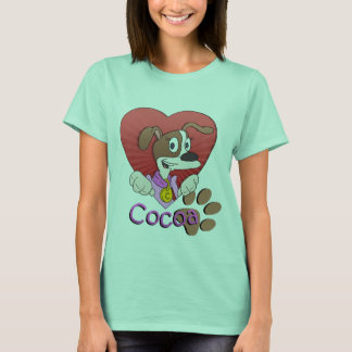 T-shirt femme cacao