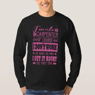 T-shirt Femme Carpenter Faites-Le Pour La Première Fois 1
