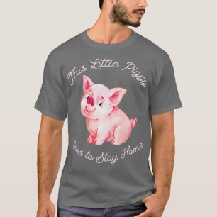 T-shirt Femme Ce Petit Chien Aime Rester À La Maison