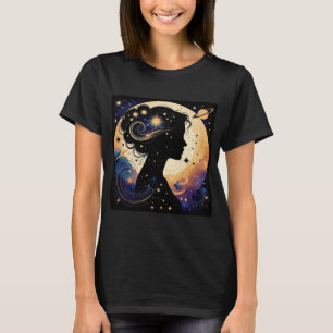 T-shirt Femme céleste élégante silhouette