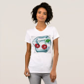 T-shirt Femme Cerises de Cube De Glace (Devant entier)