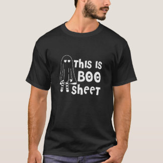 T-shirt Femme C'Est Botte Feuille Cute Ghost Halloween Coû