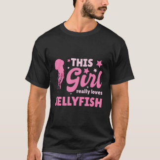 T-shirt Femme Cette Fille Aime Vraiment Jellyfish Gift Jel