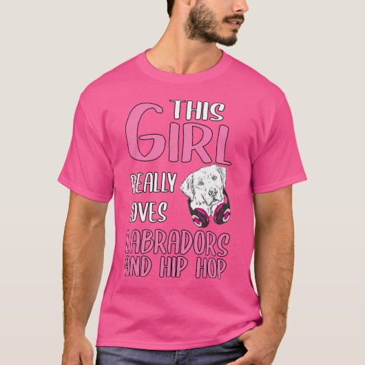 T-shirt Femme Cette Fille Aime Vraiment Les Labradors Et H (Devant)