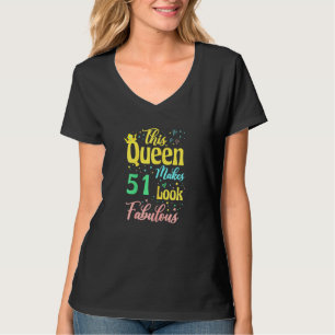 T-shirt Femme Cette Reine Fait 51e Apparence Fabuleuse B D