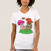 T-shirt femme champignon de dessin (Devant)
