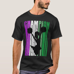 T-shirt Femme Champion Cheerleader Anniversaire Martial Pu