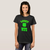 T-shirt Femme chanceuse (Devant entier)