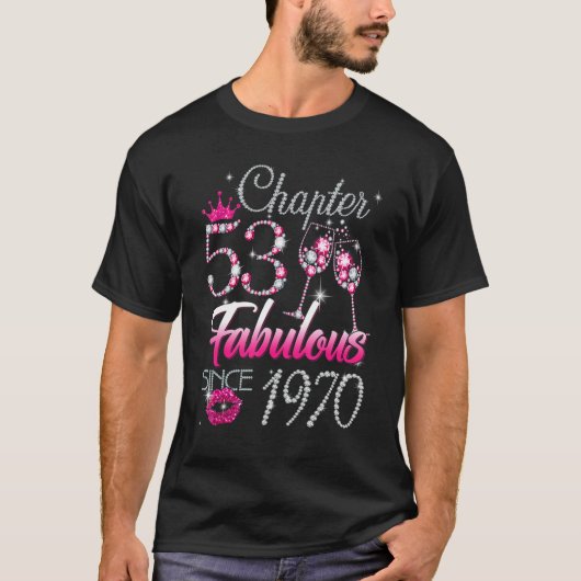 T-shirt Femme Chapitre 53 Fabuleux depuis 1970 53e anniver (Devant)