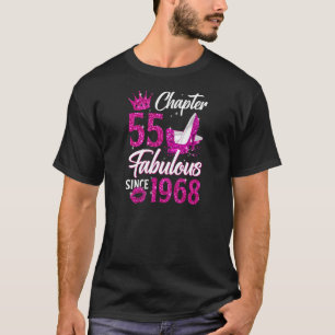 T-shirt Femme Chapitre 55 Fabuleux depuis 1968 55e anniver