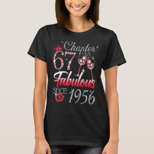 T-shirt Femme Chapitre 67 Fabuleux depuis 1956 67e anniver